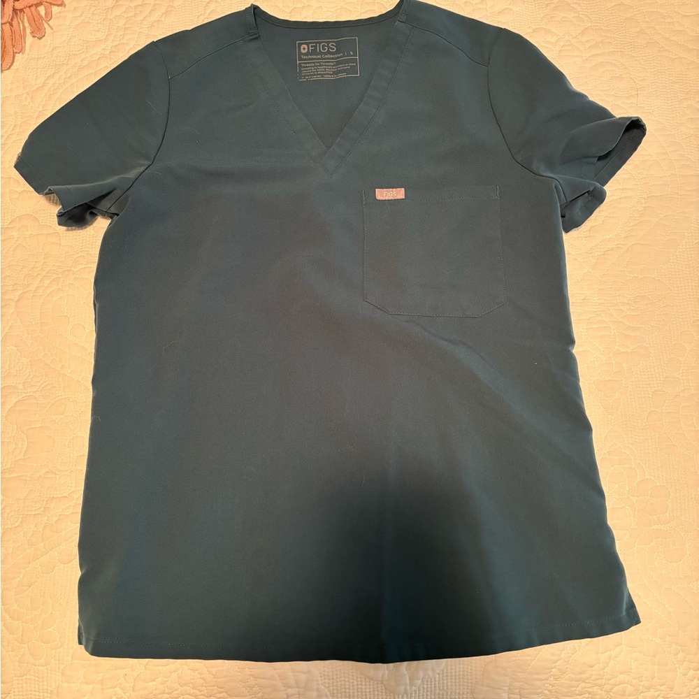 Figs Short Sleeve Scrub Top